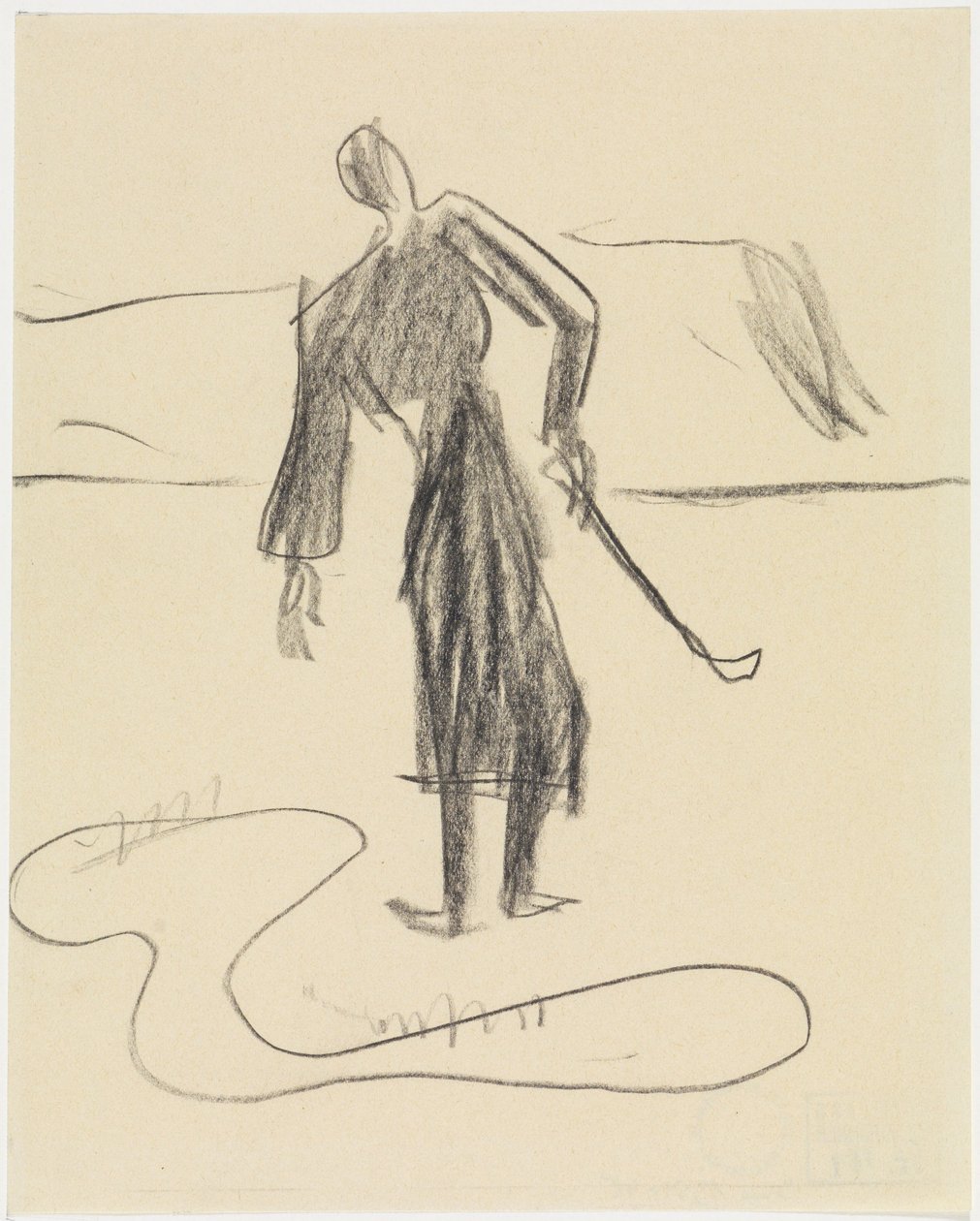 Jugador de golf de Ernst Ludwig Kirchner