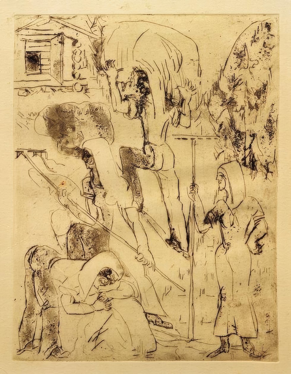 Cosecha de heno de Ernst Ludwig Kirchner