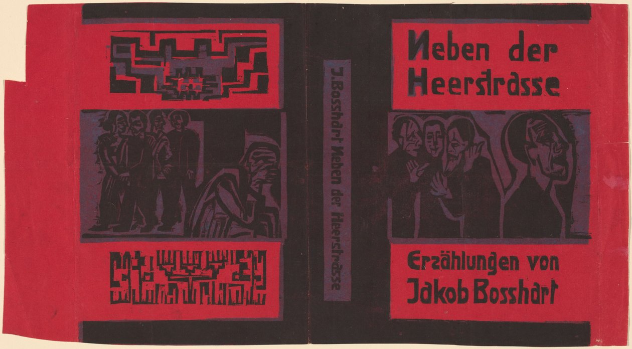 Jakob Bosshart: Cerca de la calle principal de Ernst Ludwig Kirchner