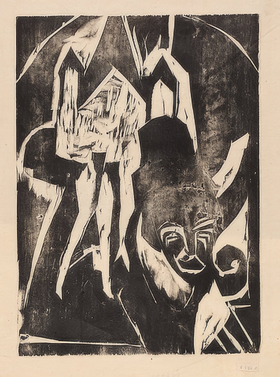 Cocotte en la calle de Ernst Ludwig Kirchner