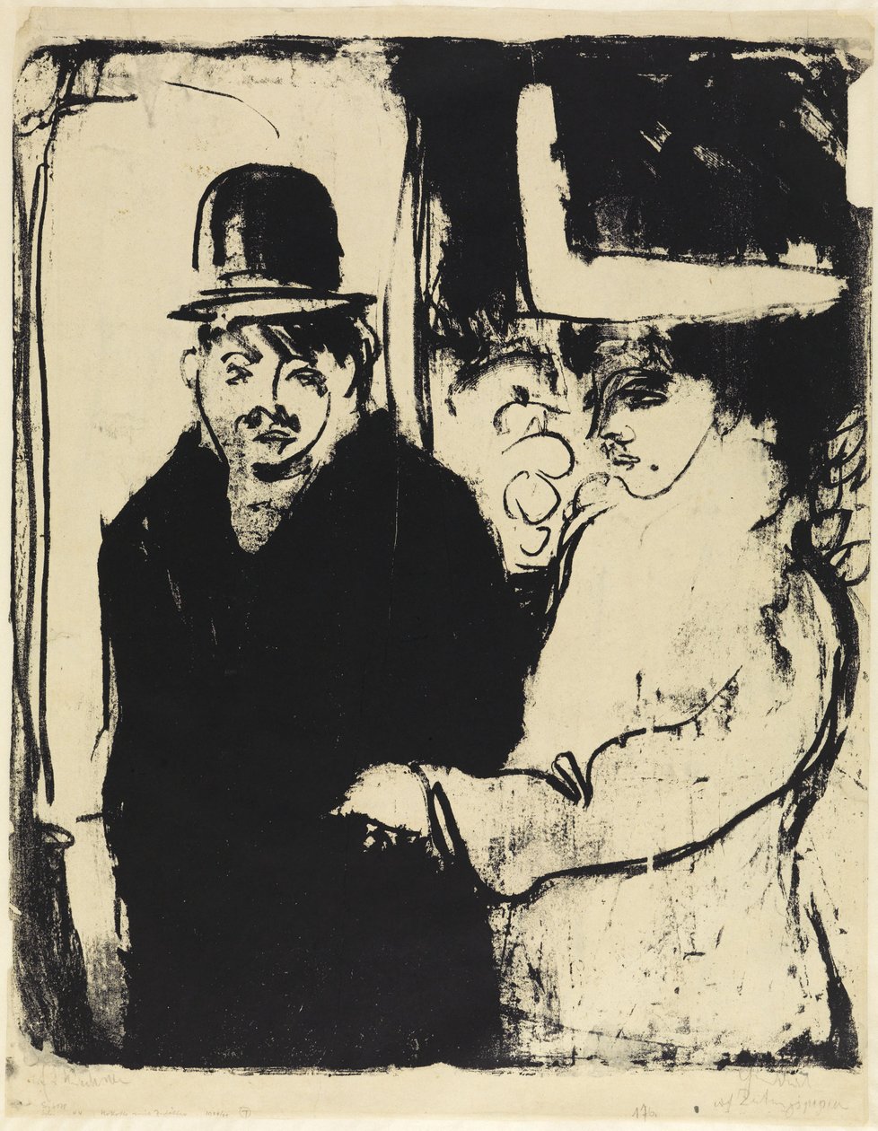Proxenetas y chulos de Ernst Ludwig Kirchner