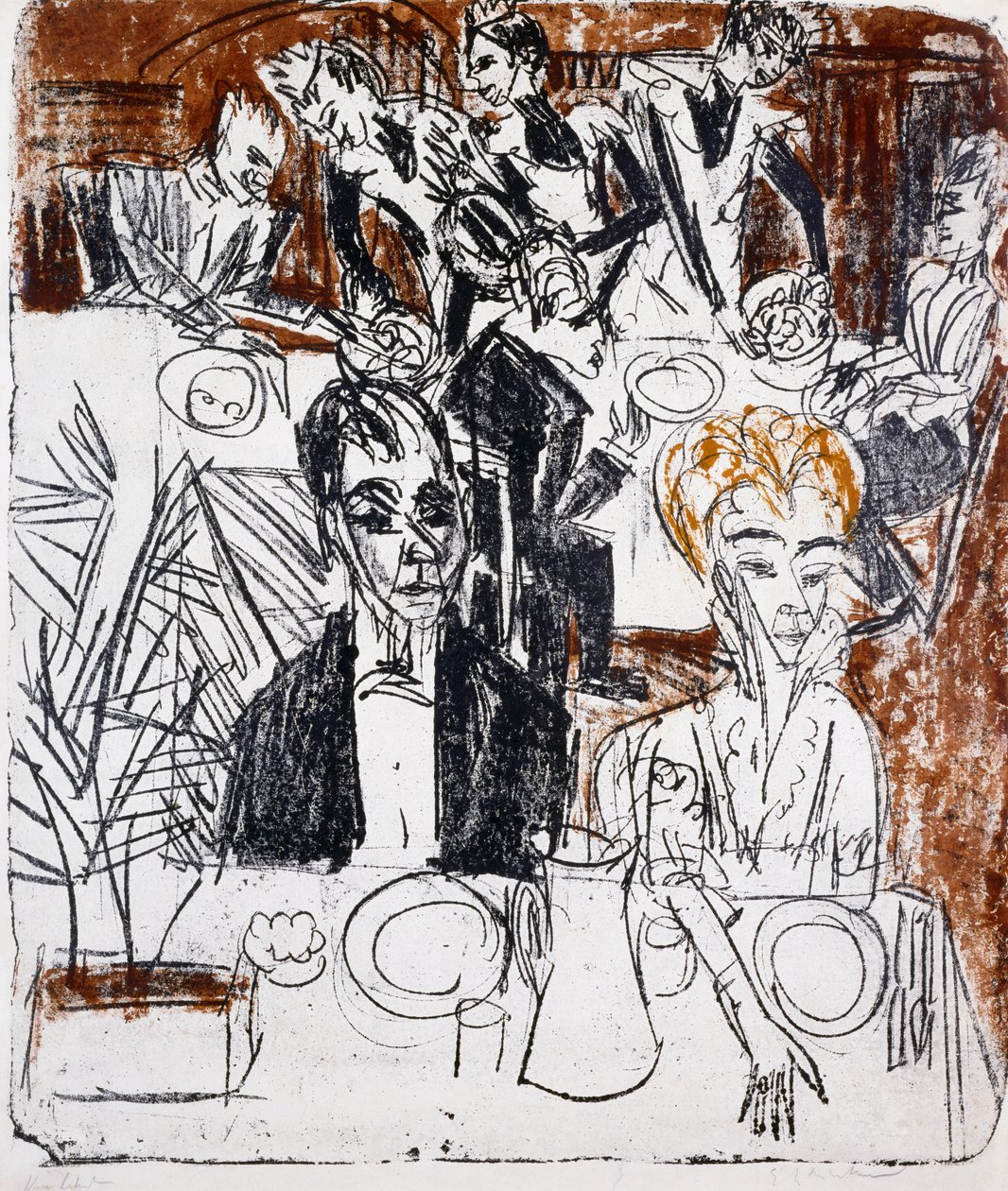 Mesa puesta de Ernst Ludwig Kirchner