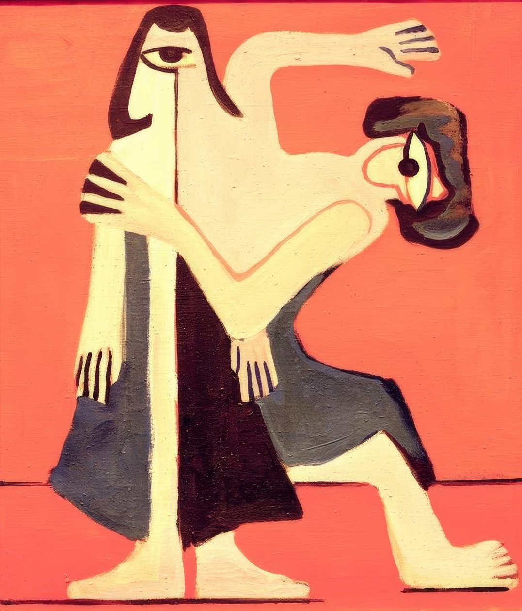 Baile de máscaras de Ernst Ludwig Kirchner