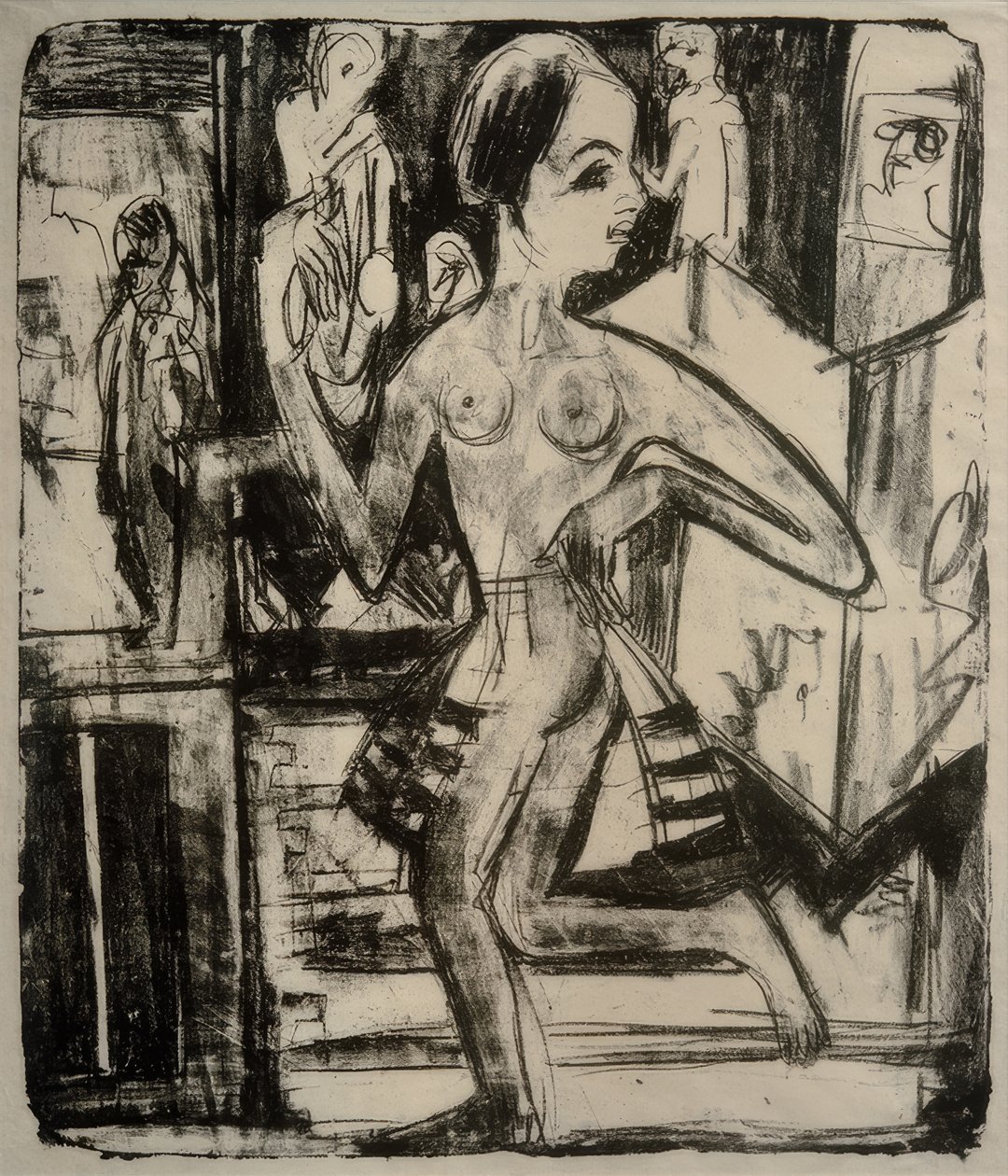 Bailarina Desnuda de Ernst Ludwig Kirchner