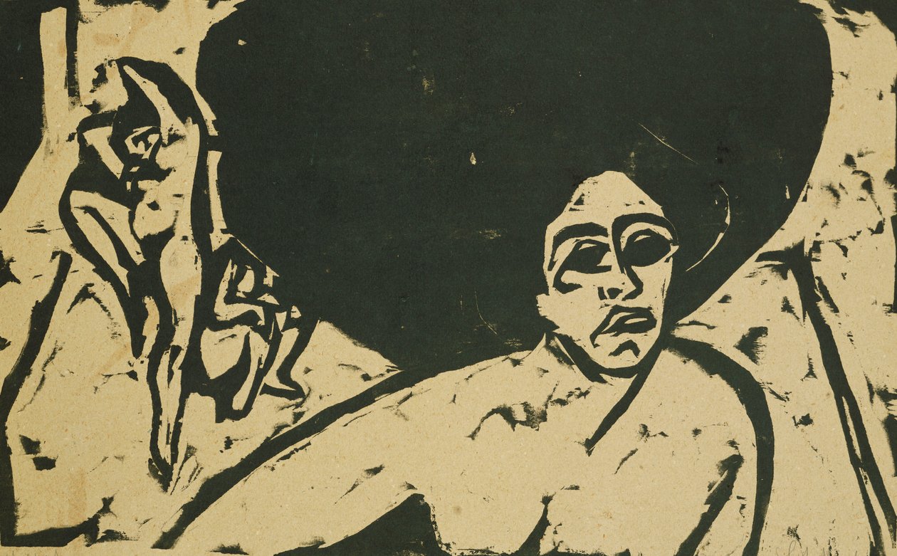 Bailarinas desnudas; Nackte Tanzerinnen, 1909 de Ernst Ludwig Kirchner