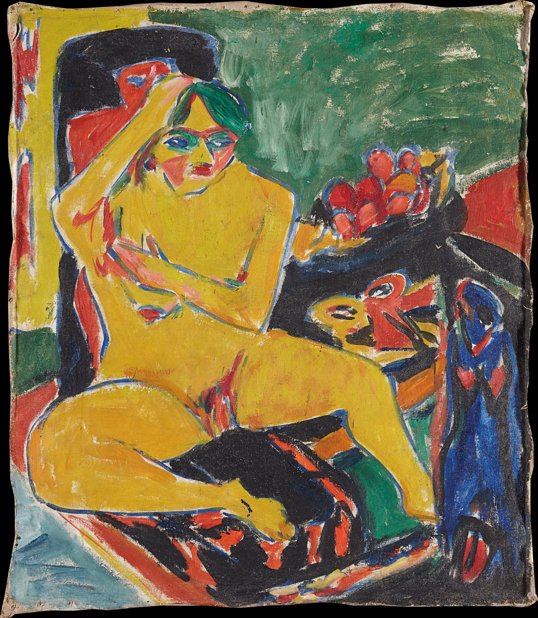 Desnudo en el estudio de Ernst Ludwig Kirchner