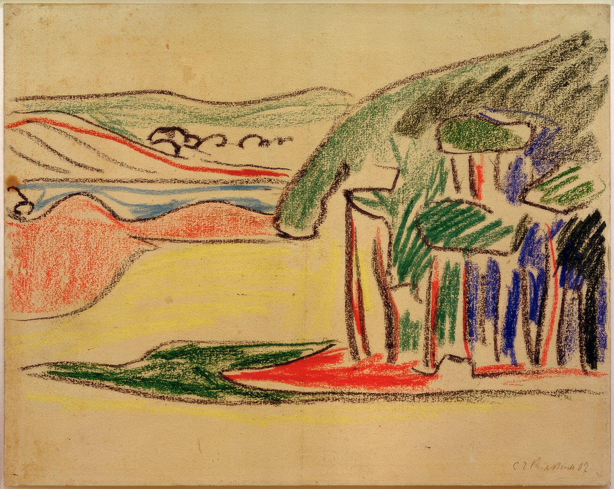 Sin título (Estanques de Moritzburg) de Ernst Ludwig Kirchner