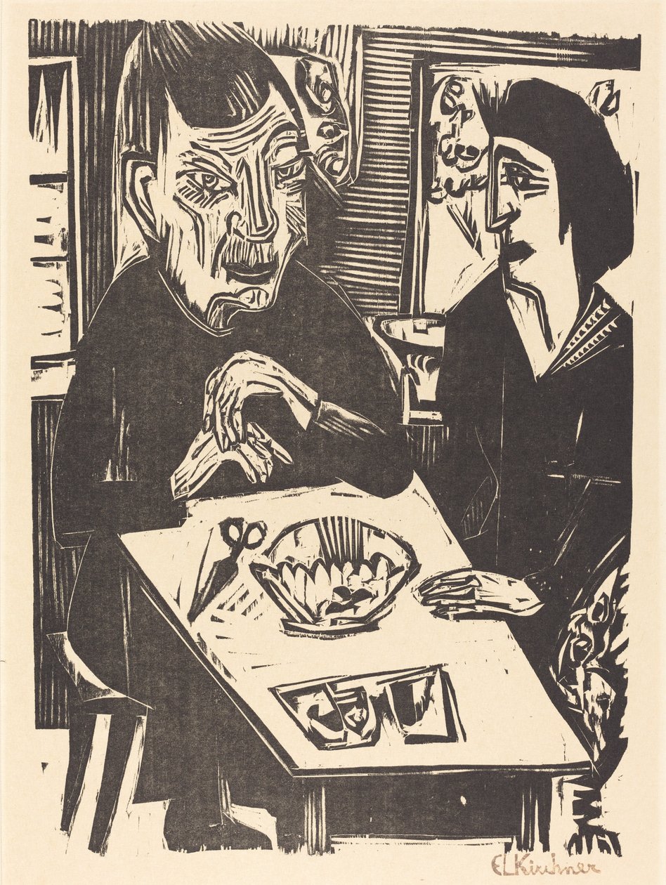 Mujer Vieja y Joven de Ernst Ludwig Kirchner