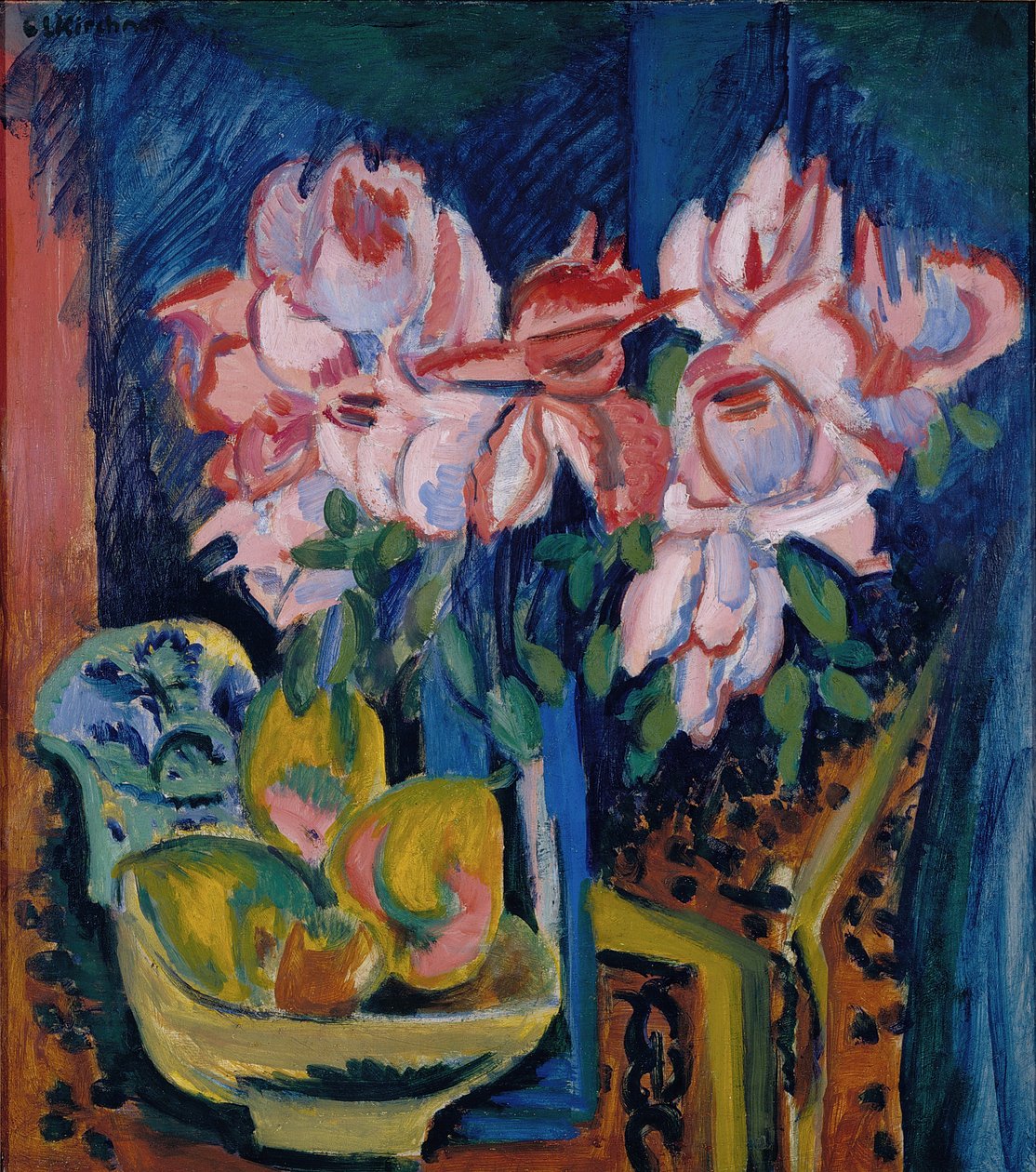 Rosas rosas de Ernst Ludwig Kirchner