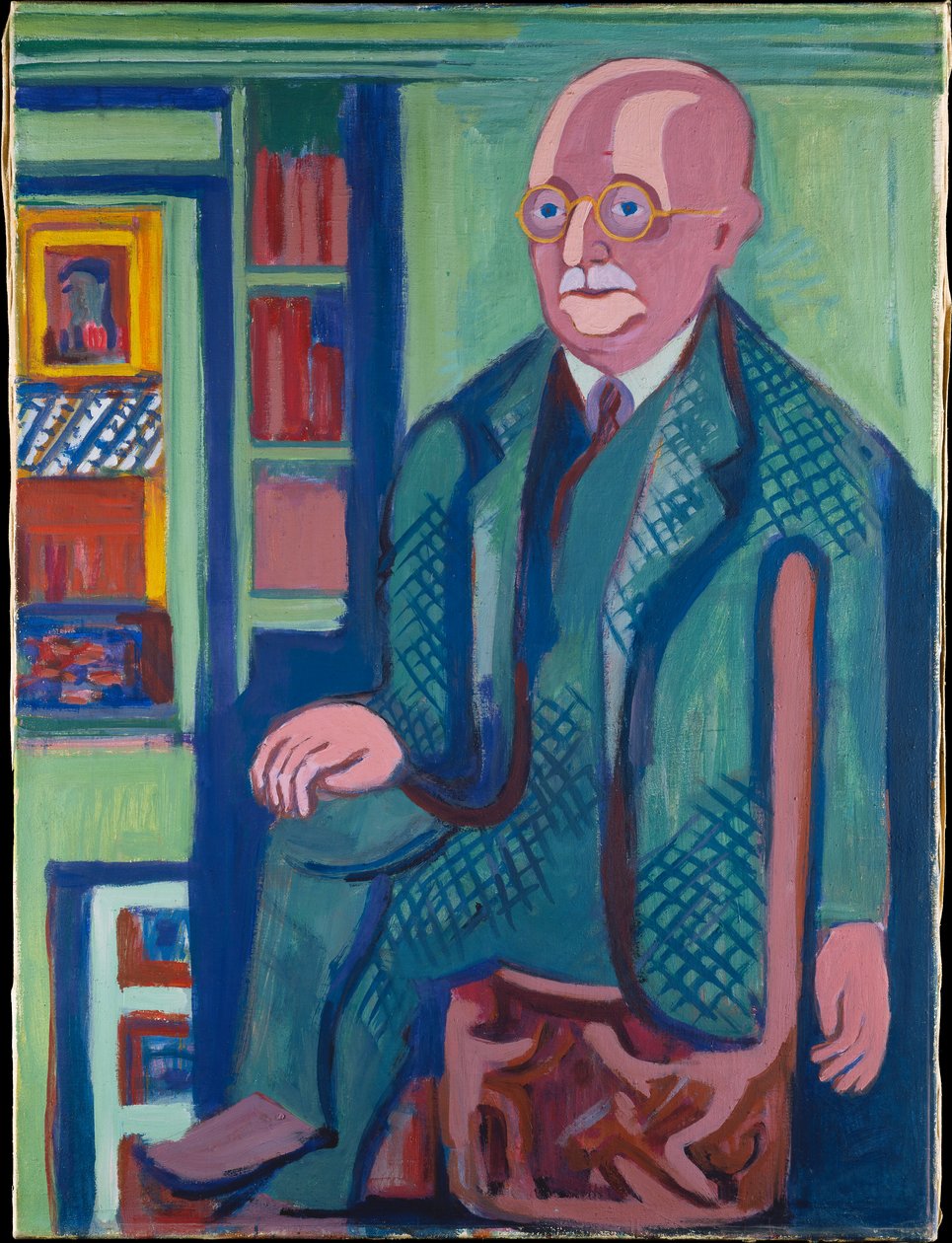 Retrato del Dr. Carl Hagemann de Ernst Ludwig Kirchner