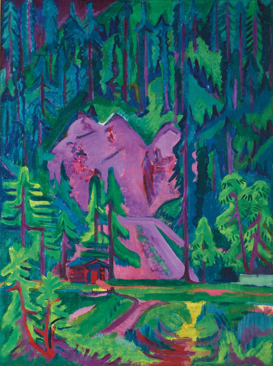 Cantera en Wildboden, c.1923 de Ernst Ludwig Kirchner