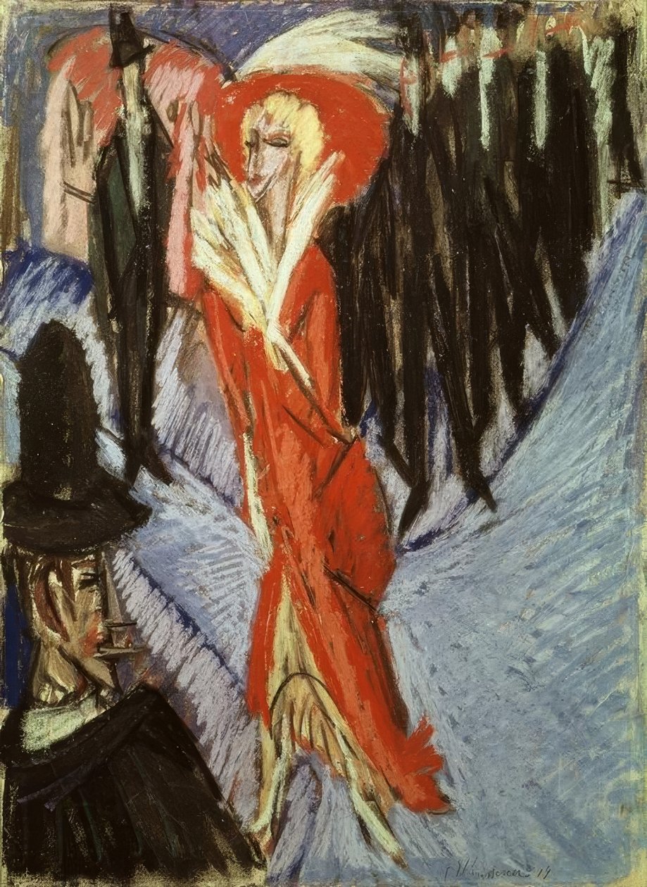 Cocota roja de Ernst Ludwig Kirchner