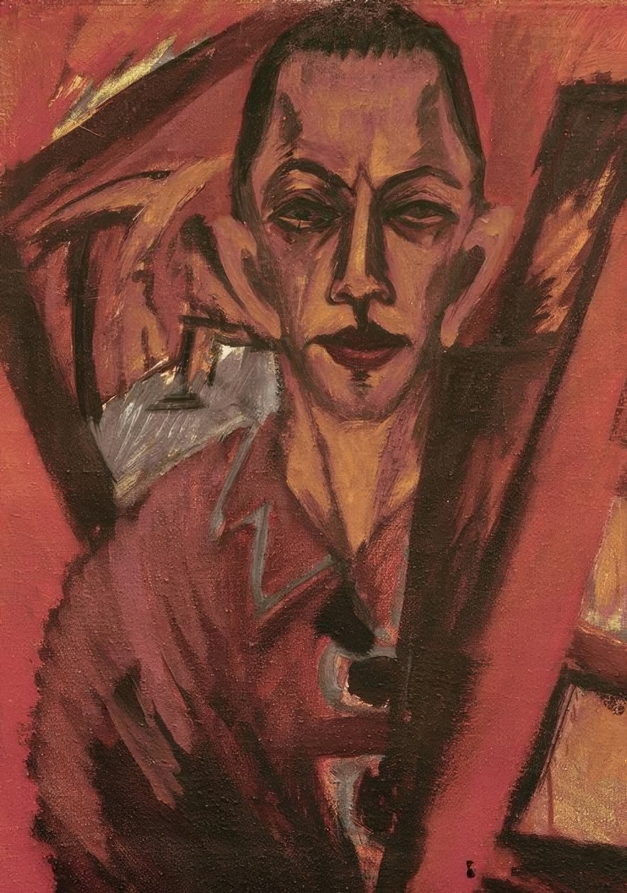 Autorretrato de Ernst Ludwig Kirchner