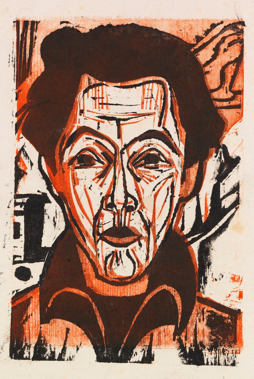Autorretrato de Ernst Ludwig Kirchner