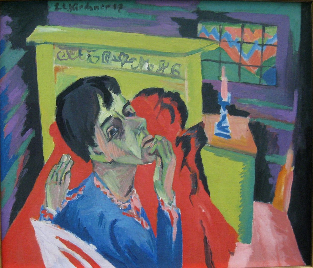 Autorretrato como hombre enfermo de Ernst Ludwig Kirchner