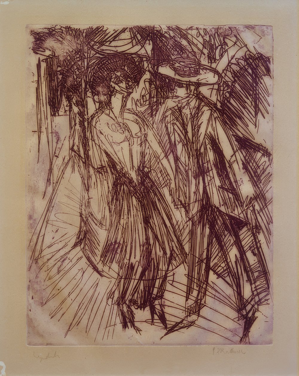 Cocotte ofreciendo de Ernst Ludwig Kirchner