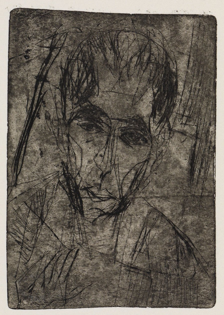 Curva en la calle/Retrato de Wilhelmine Julow I de Ernst Ludwig Kirchner
