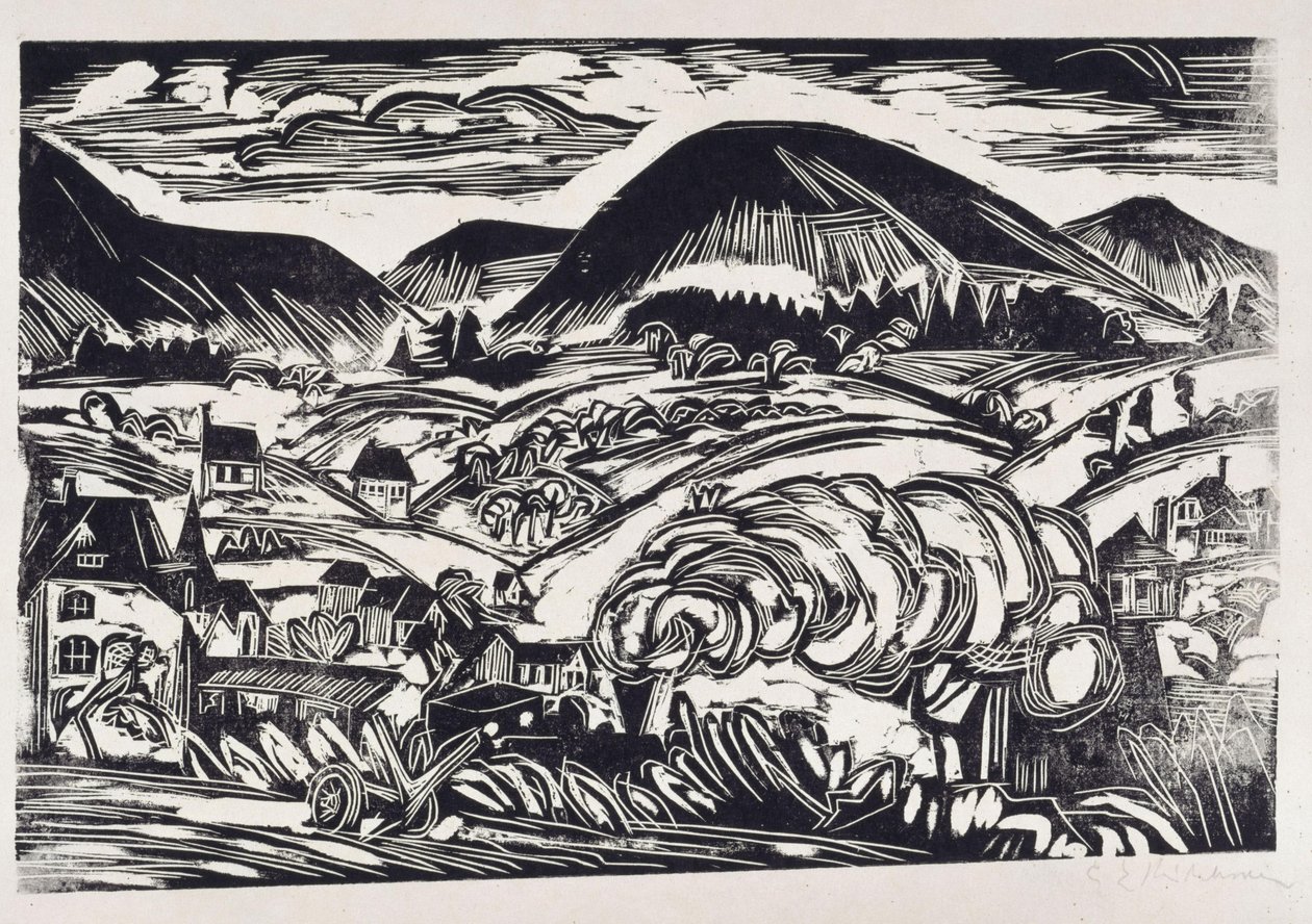 Paisaje del Taunus de Ernst Ludwig Kirchner