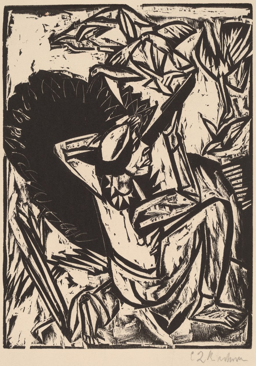 El cazador de gaviotas de Ernst Ludwig Kirchner