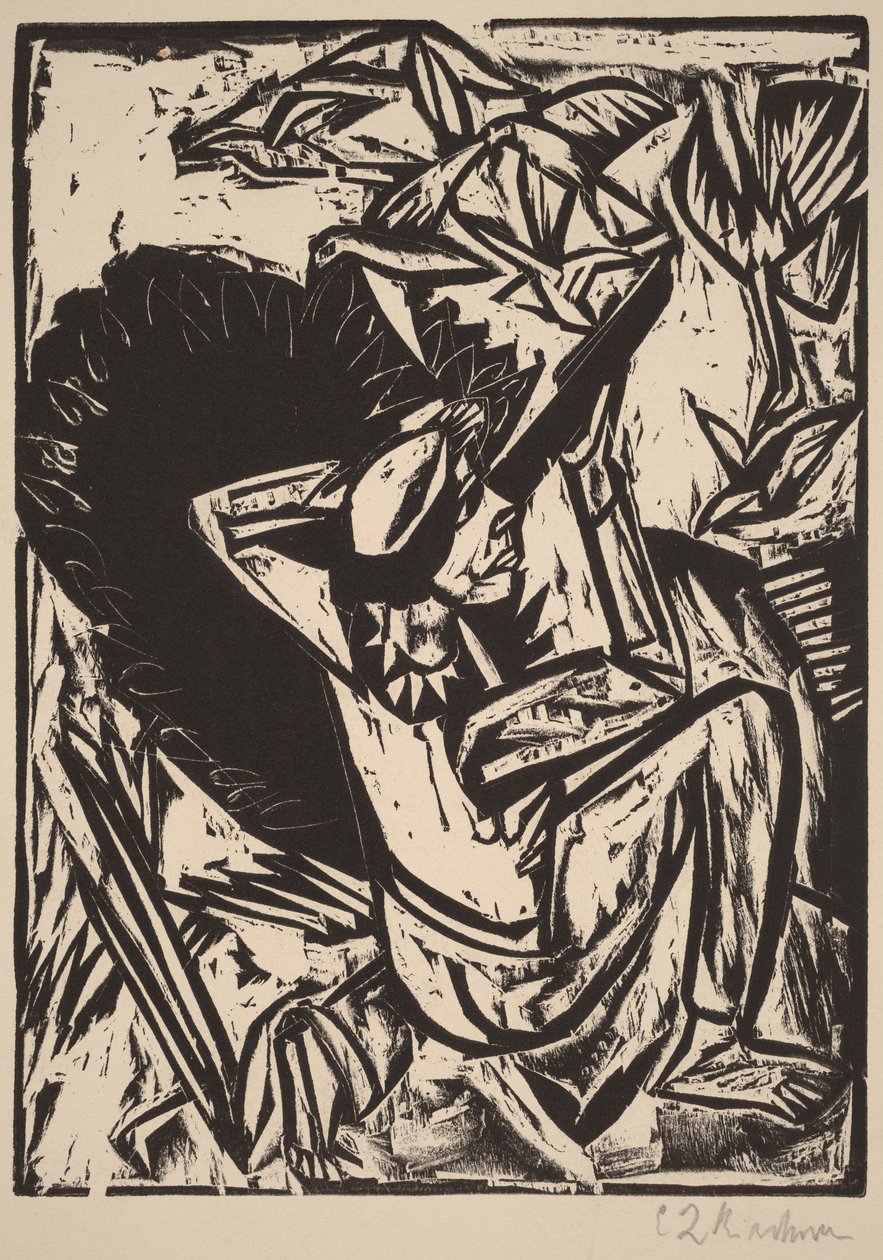 El cazador de gaviotas de Ernst Ludwig Kirchner