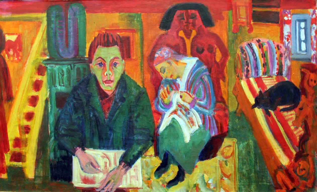 El salón de Ernst Ludwig Kirchner