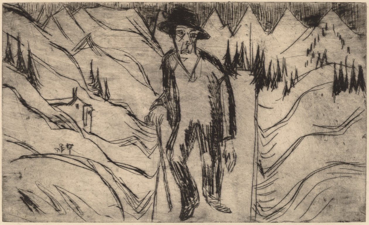 El vagabundo de Ernst Ludwig Kirchner
