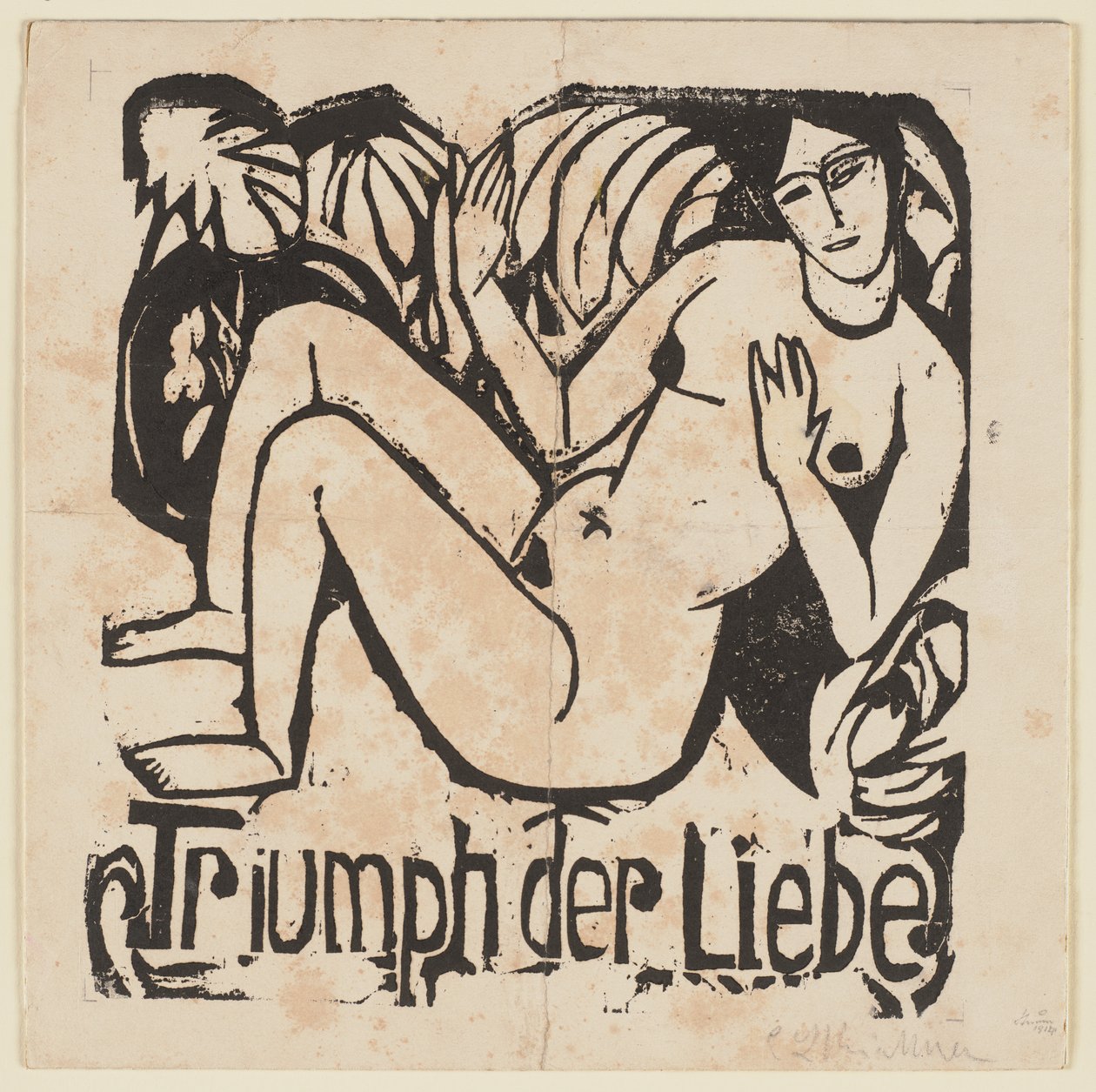 Triunfo del amor de Ernst Ludwig Kirchner