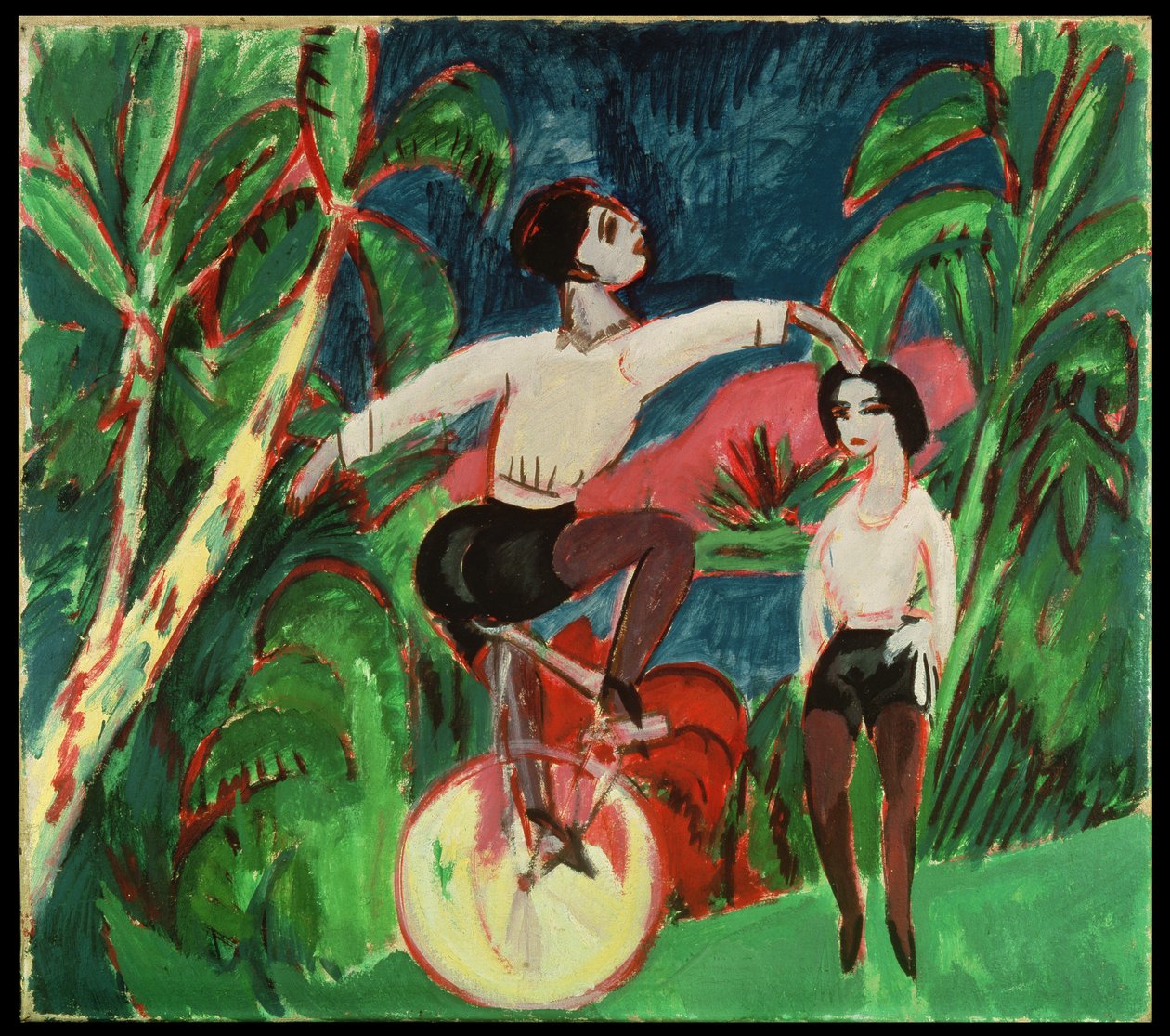 Ciclista de monociclo de Ernst Ludwig Kirchner