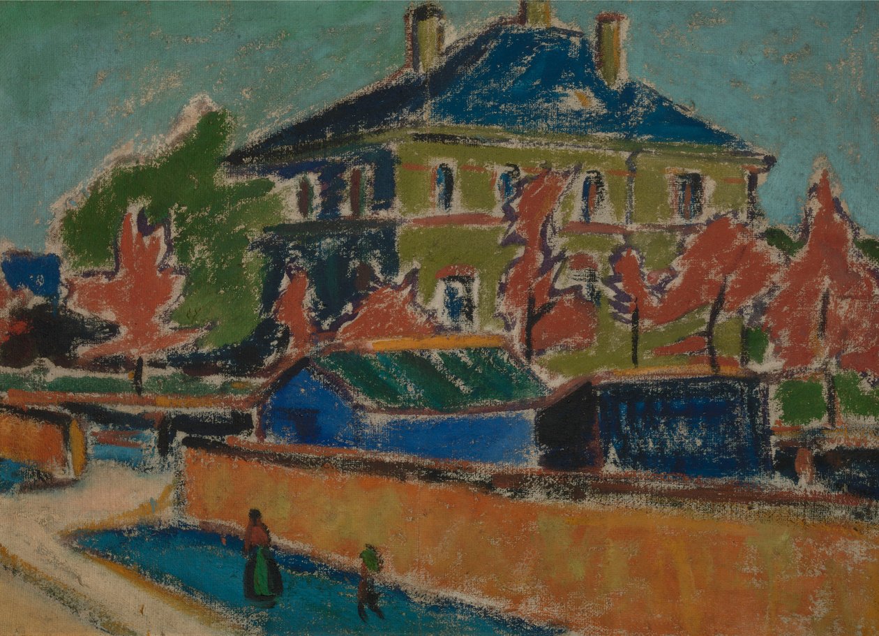 Villa en Dresde de Ernst Ludwig Kirchner
