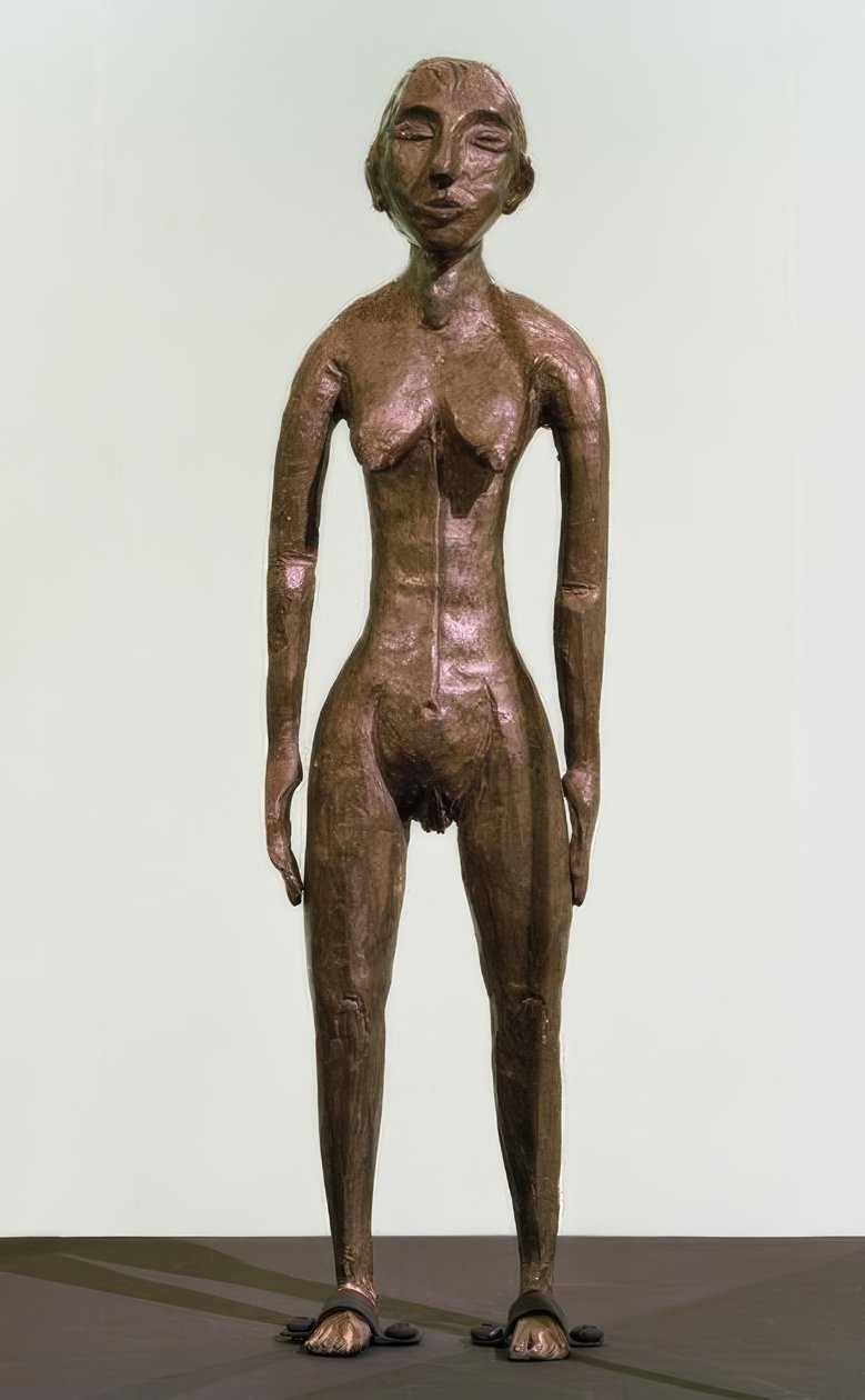 Desnudo femenino de pie (Figura de pie) de Ernst Ludwig Kirchner