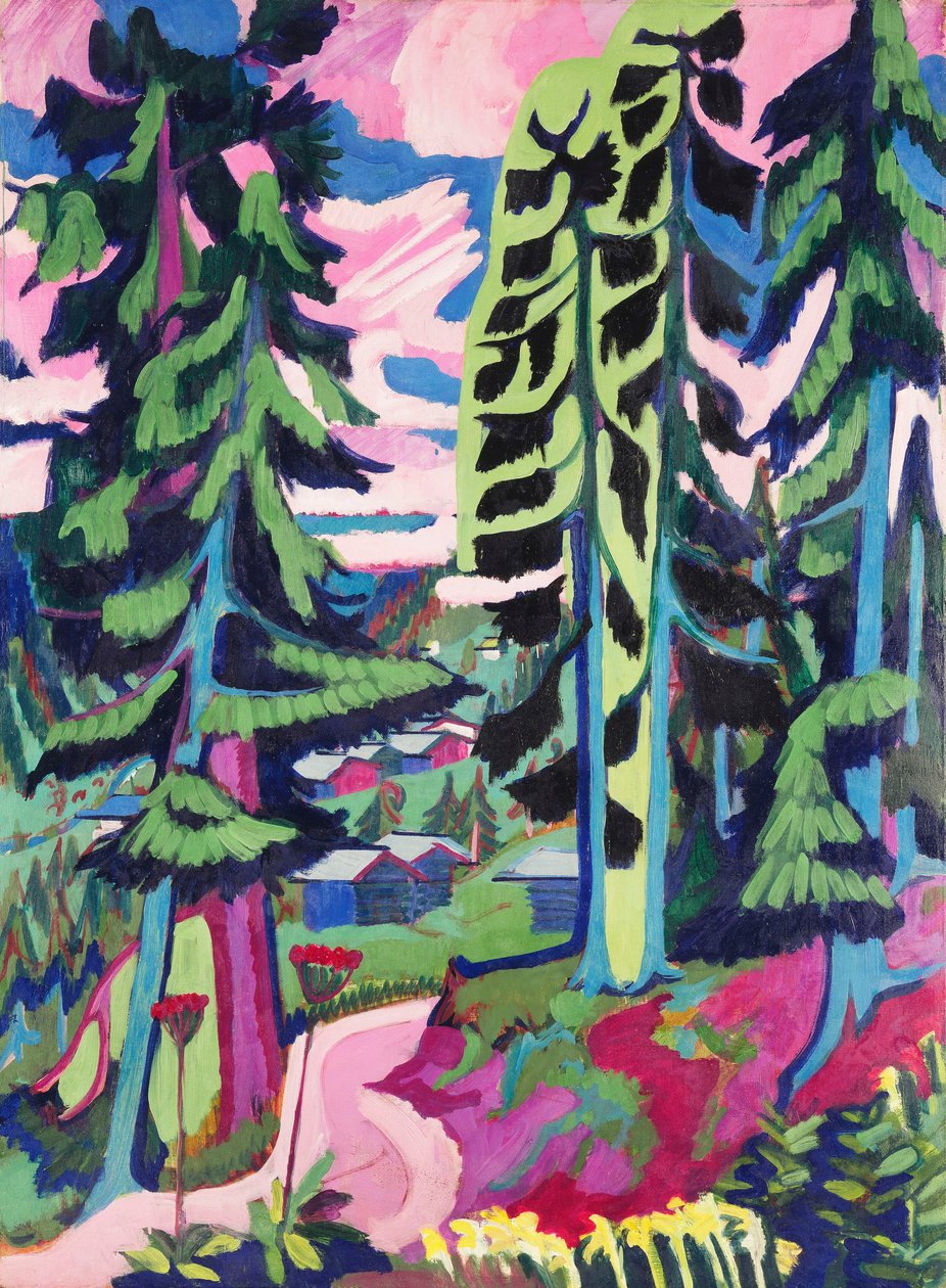 Montaña salvaje de Ernst Ludwig Kirchner