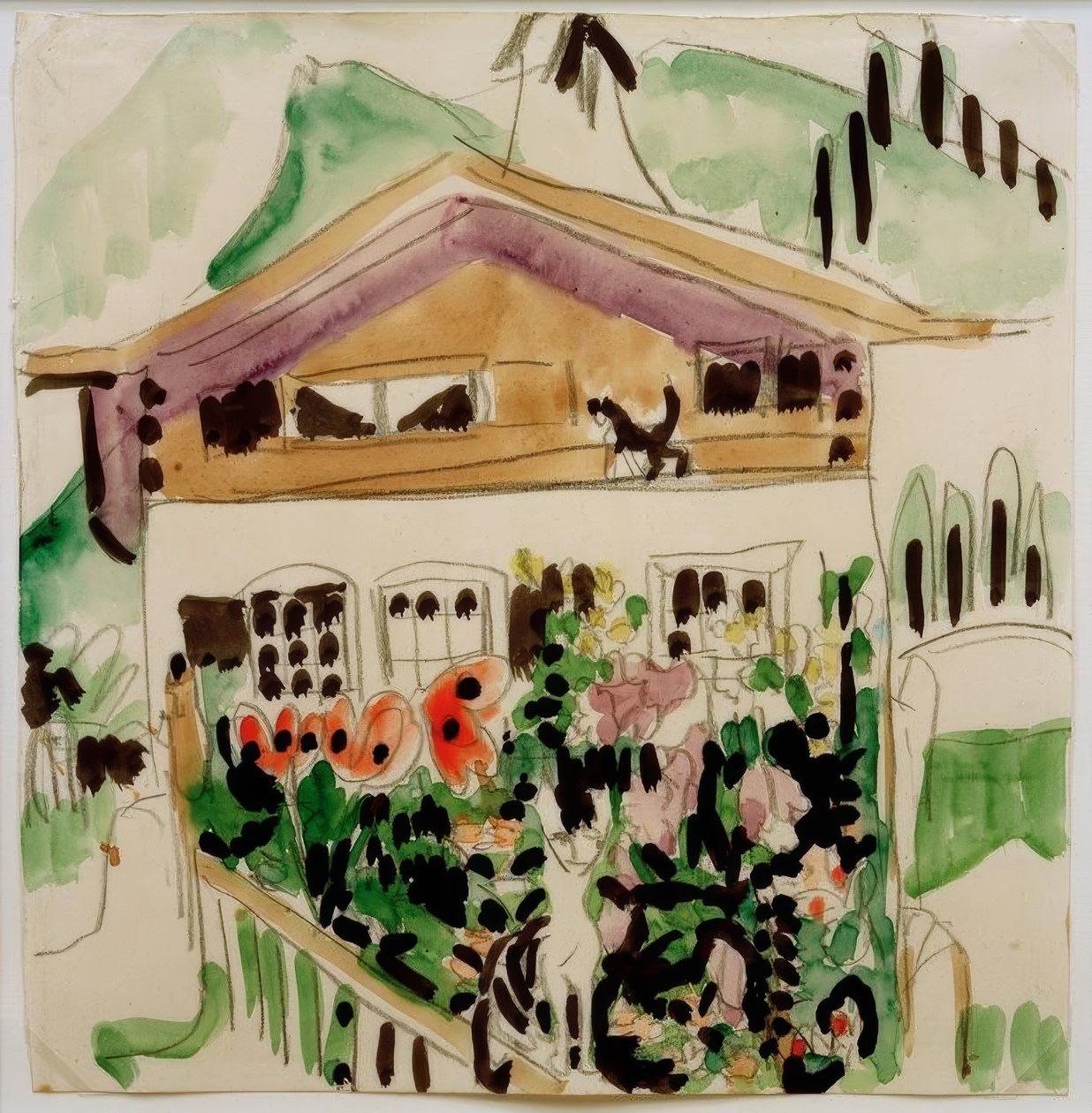 Casa Wildboden de Ernst Ludwig Kirchner