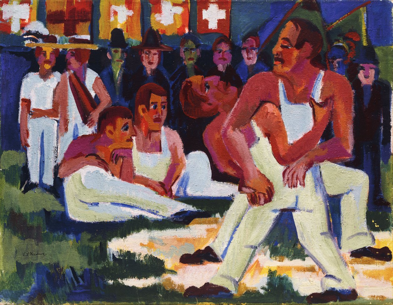 Luchador, 1923 de Ernst Ludwig Kirchner