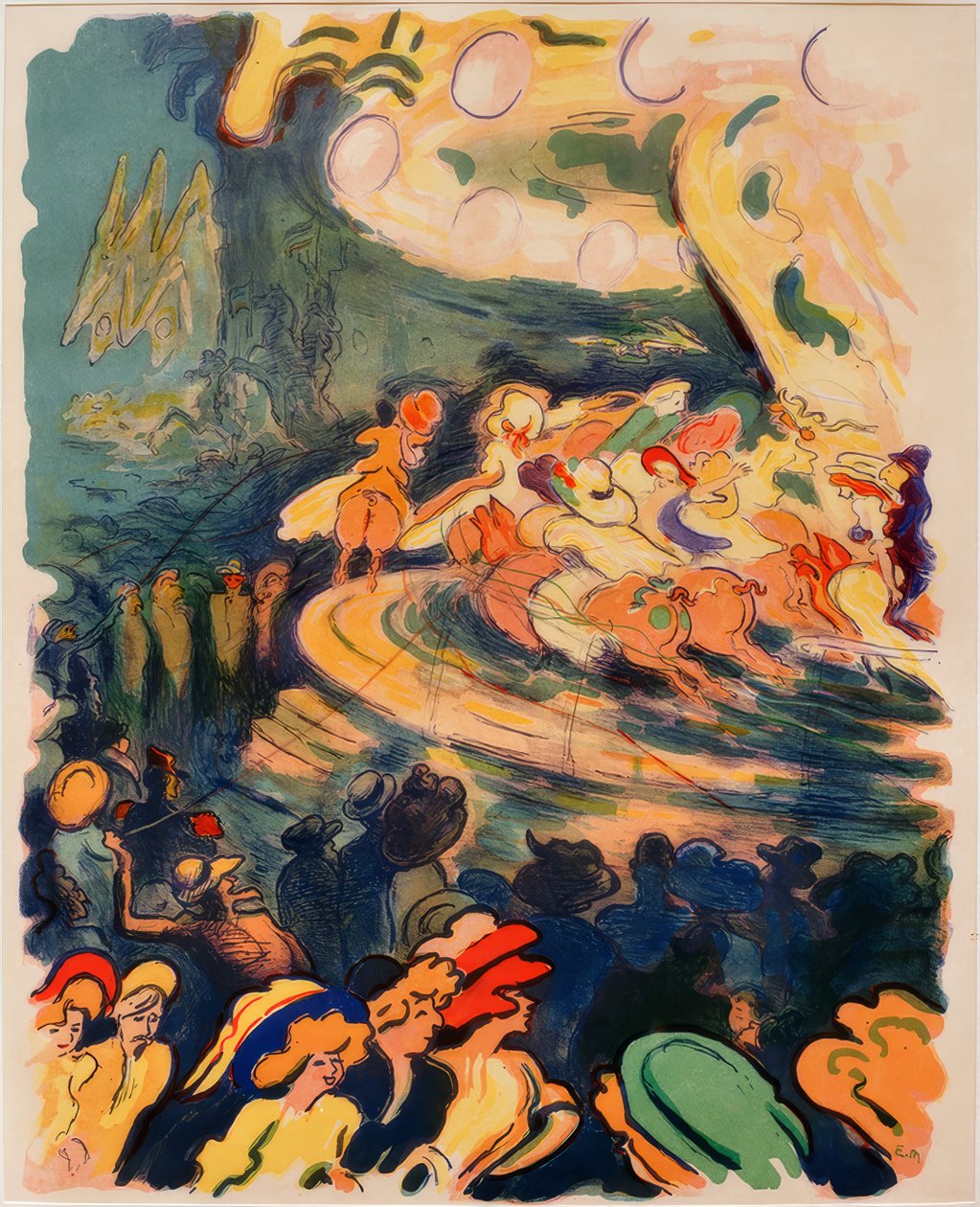 Carrusel en París de Ernst Matthes