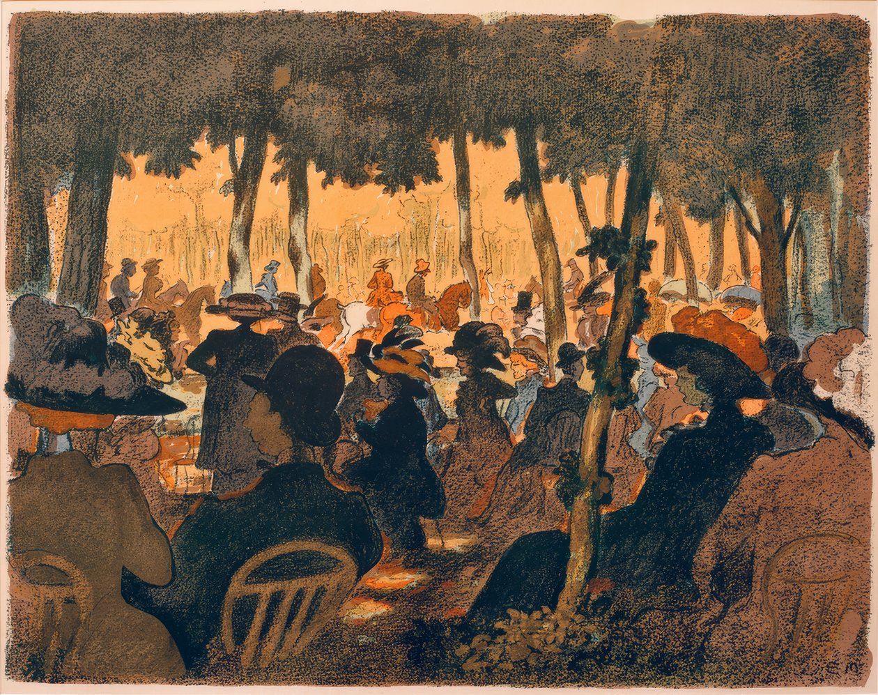 Personas en el parque de Ernst Matthes