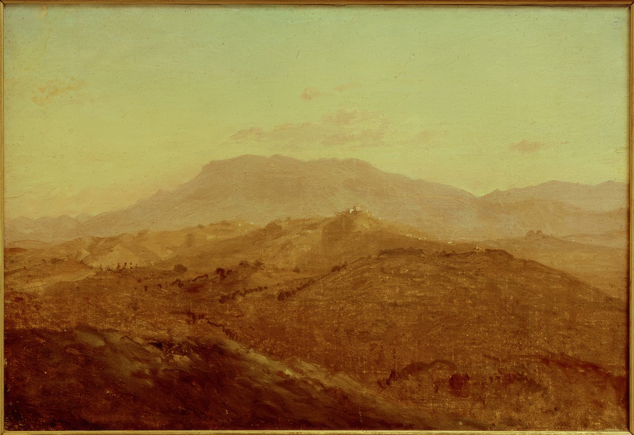 Vista de Olevano a Paliano de Ernst Meyer