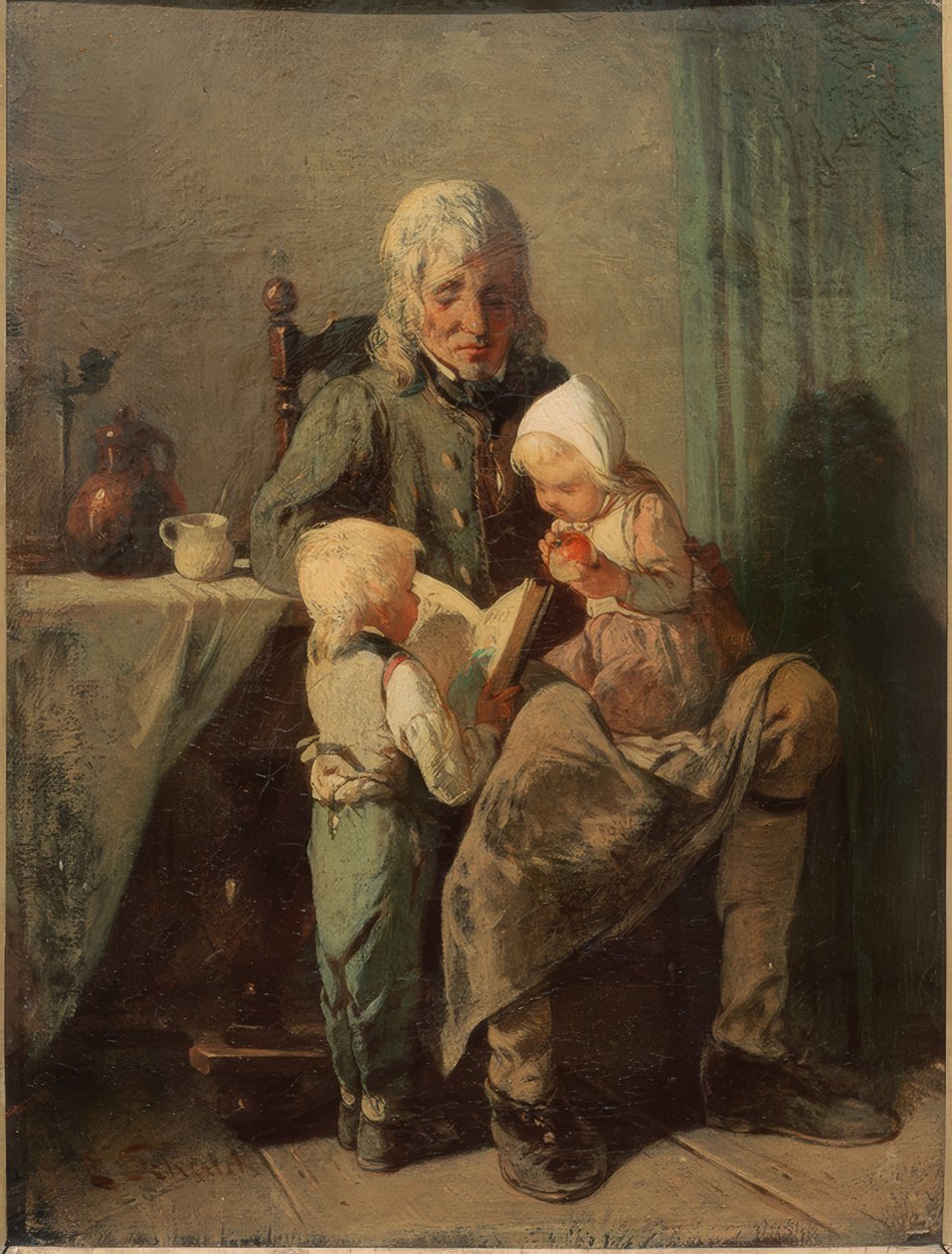 Abuelo y nietos de Ernst Schalck