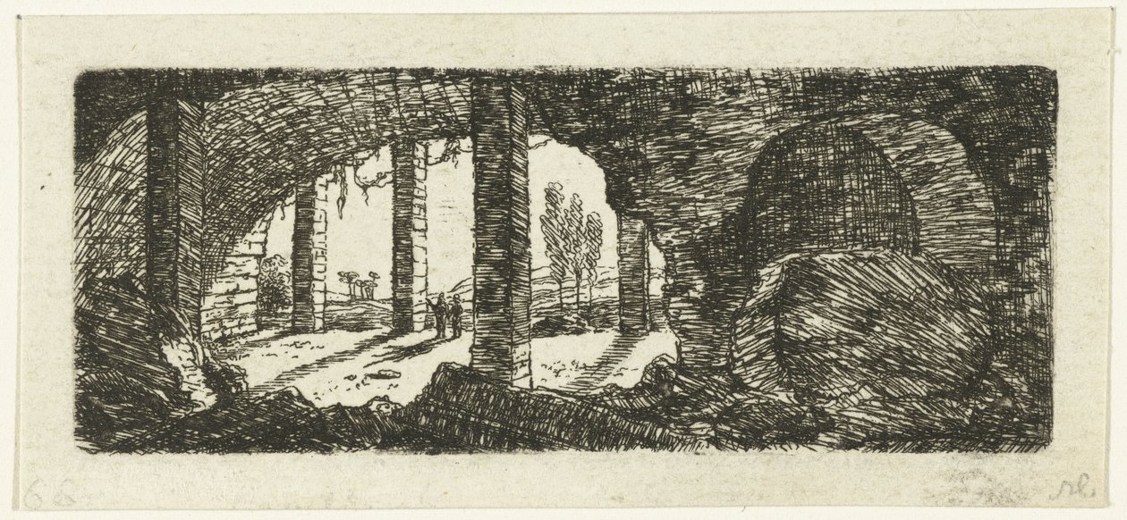 Ruinas de Fort Sint-Pieter cerca de Maastricht de Ernst Willem Jan Bagelaar