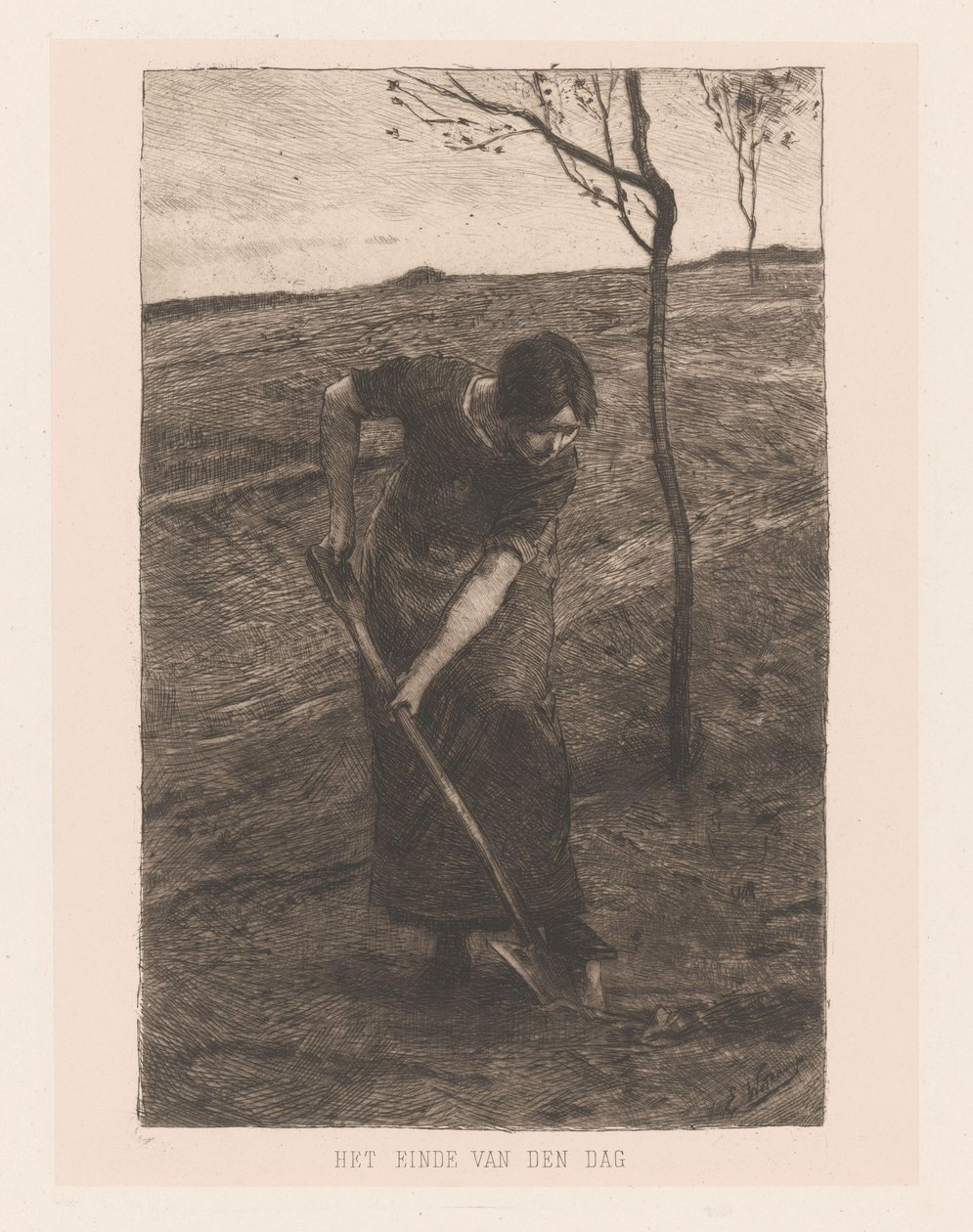 Creación de la mujer de Ernst Witkamp (signed by artist)