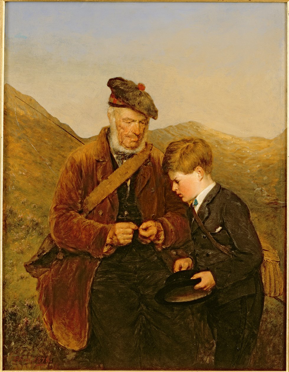 Un alumno dispuesto, 1878 de Erskine Nicol