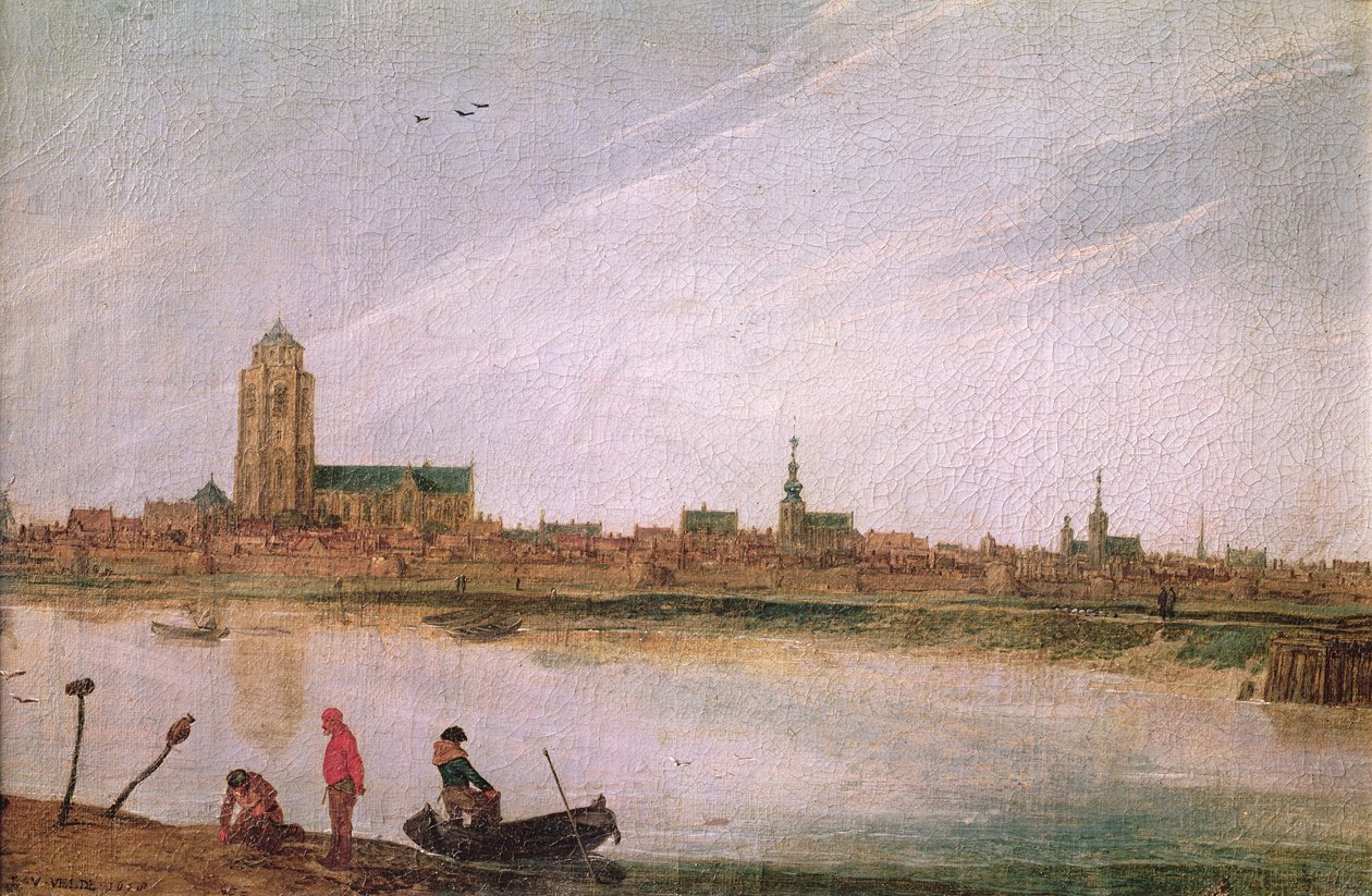 Vista de Zierikzee, 1618 de Esaias van de Velde