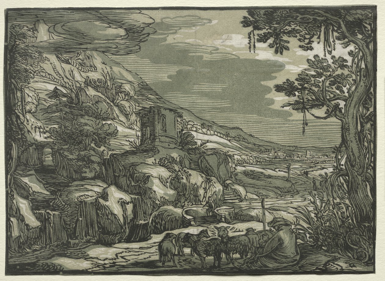 Paisaje arcádico de Esaias van de Velde