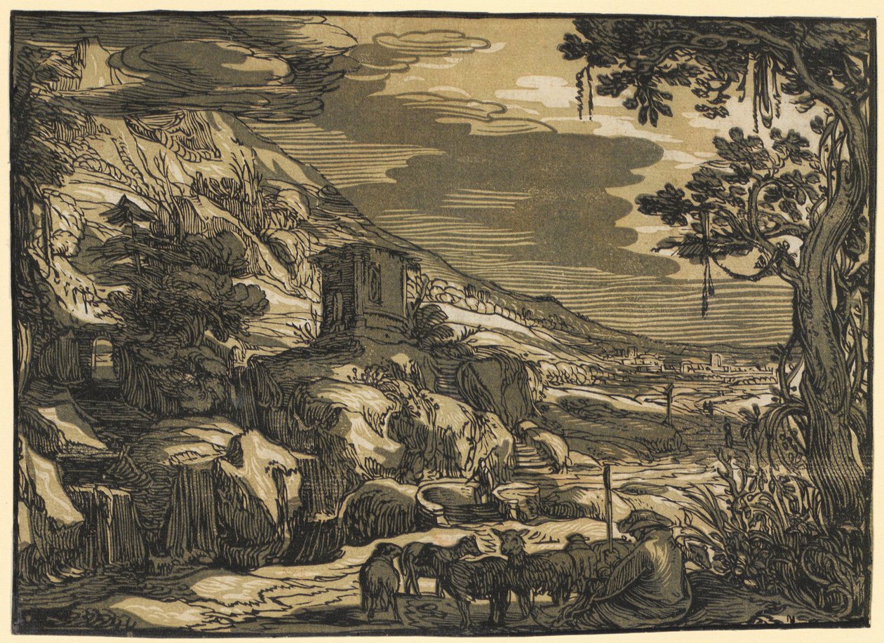 Paisaje arcádico de Esaias van de Velde