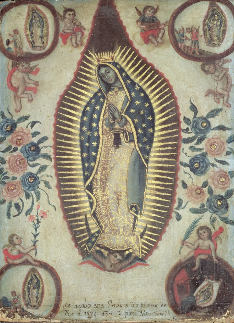 Virgen de Guadalupe, 1824 de Escamilla Isidro