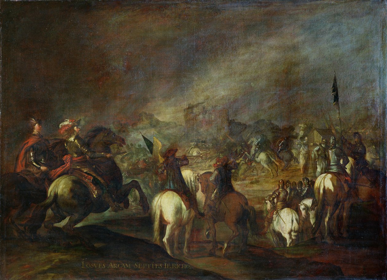 Josué en las murallas de Jericó de Esteban March