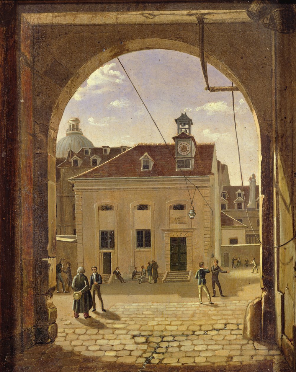 Institución Sainte-Barbe, Rue de Reims, en 1824 de Etienne Bouhot