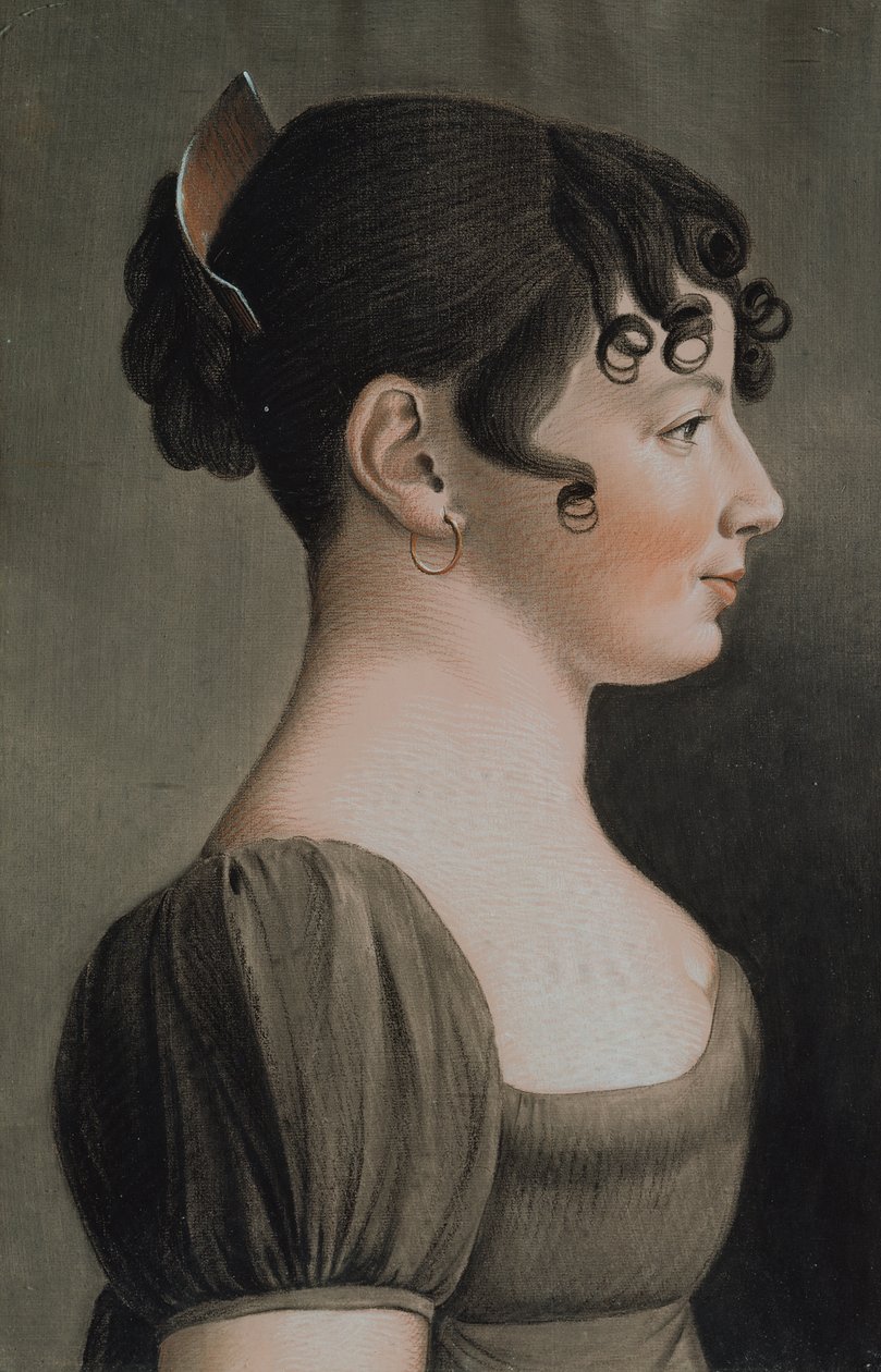 Retrato de una niña de Etienne Esperance Bouchardy