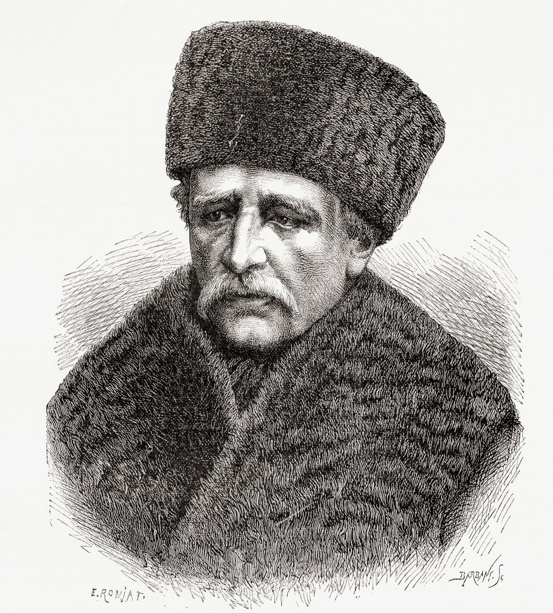 Barón Nils Adolf Erik Nordenskiold, 1878 de Etienne Antoine Eugene Ronjat