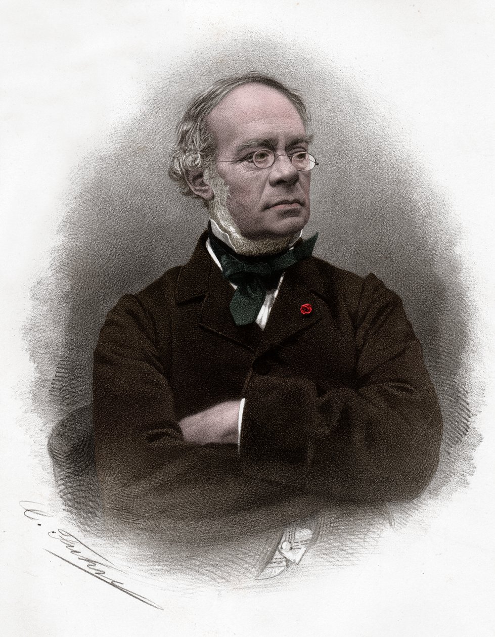 Fromental Halevy, c.1860-62 (grabado) de Etienne (after) Carjat