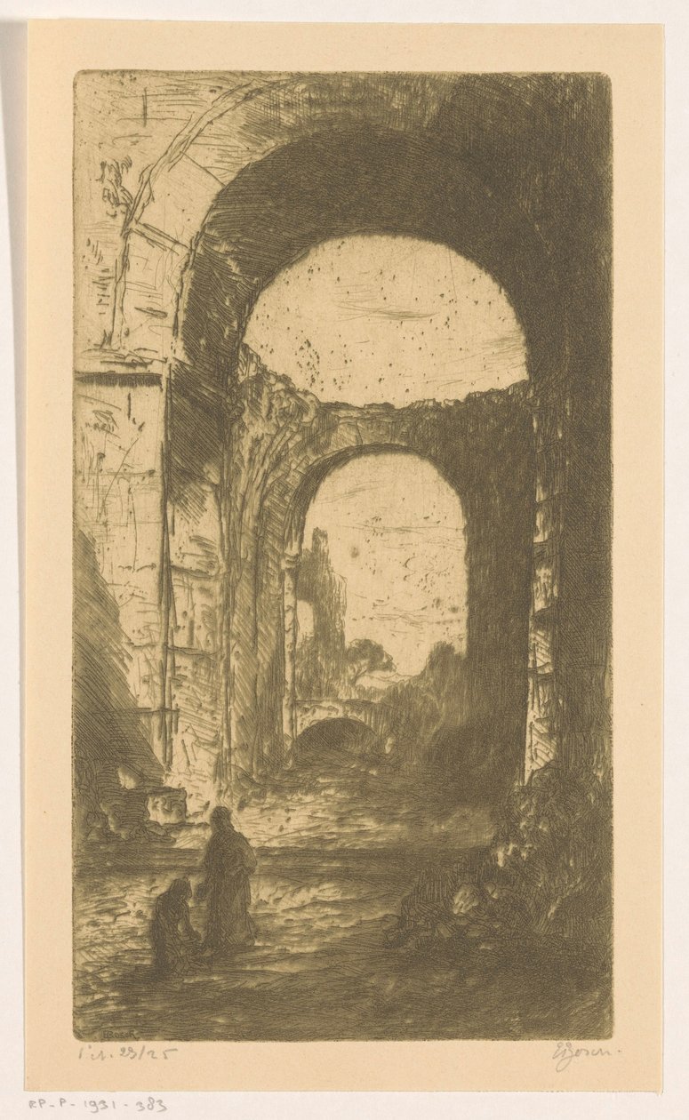 Ruinas del Palatino en Roma (título original del objeto) de Etienne Bosch (signed by artist)
